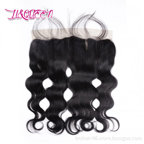 Body wave brazilian hair bundles with closure 10A grade remy human hair lace front 13*4 hair closure